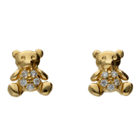Pendientes Damiata Gioielli Niño in Oro amarillo Zircone 324/102/9 - 324/102/9